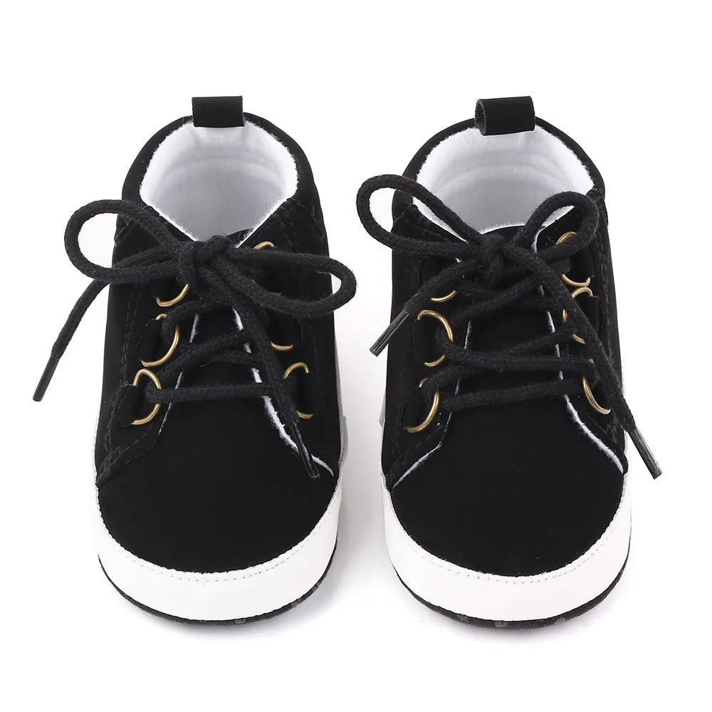 Shoes Baby Boy Newborn Infant Toddler Casual Comfort Cotton Sole Anti-slip PU Leather First Walkers Crawl Crib Moccasins Shoes