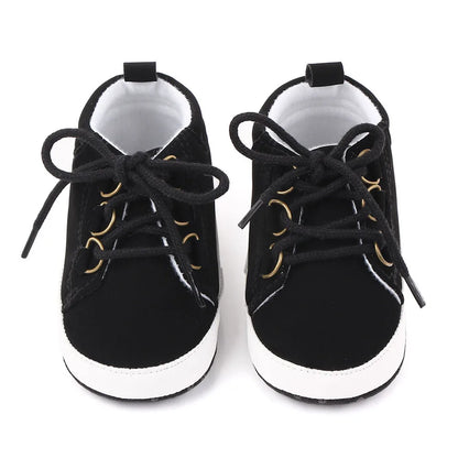 Shoes Baby Boy Newborn Infant Toddler Casual Comfort Cotton Sole Anti-slip PU Leather First Walkers Crawl Crib Moccasins Shoes