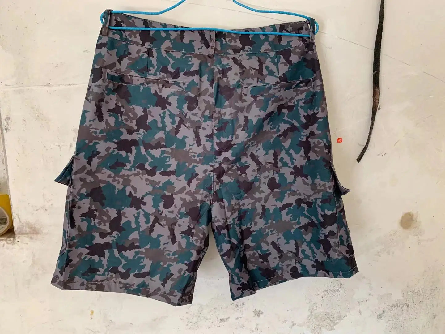 Summer Fashion Casual Tooling Shorts Men's Solid Loose Cotton Multi-pockets Cargo Pants Comfy Beach Sport Short Trousers for Men