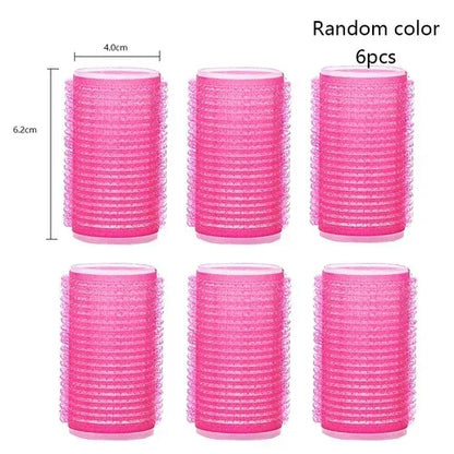 Hair Rollers Self Grip Hook Hair Curlers Heatless Roller Salon Dressing Curlers Jumbo Size Sticky Hair Styling Tools
