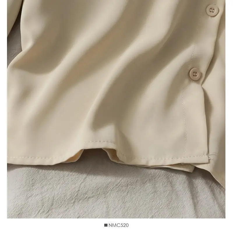 Women Sweet Shirts Cute Tops Peter Pan Collar S-3XL Loose Fashion Temper Minimalist Lolita French Elegant Clothes Trendy 5-Color