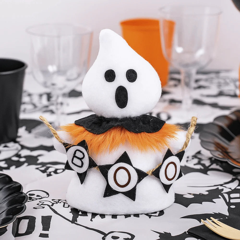 Holiday Decor Funny Halloween Ghost Doll Handicraft Soft Scary Ghost Doll Cartoon Scary Ghost Figurines Haunted House