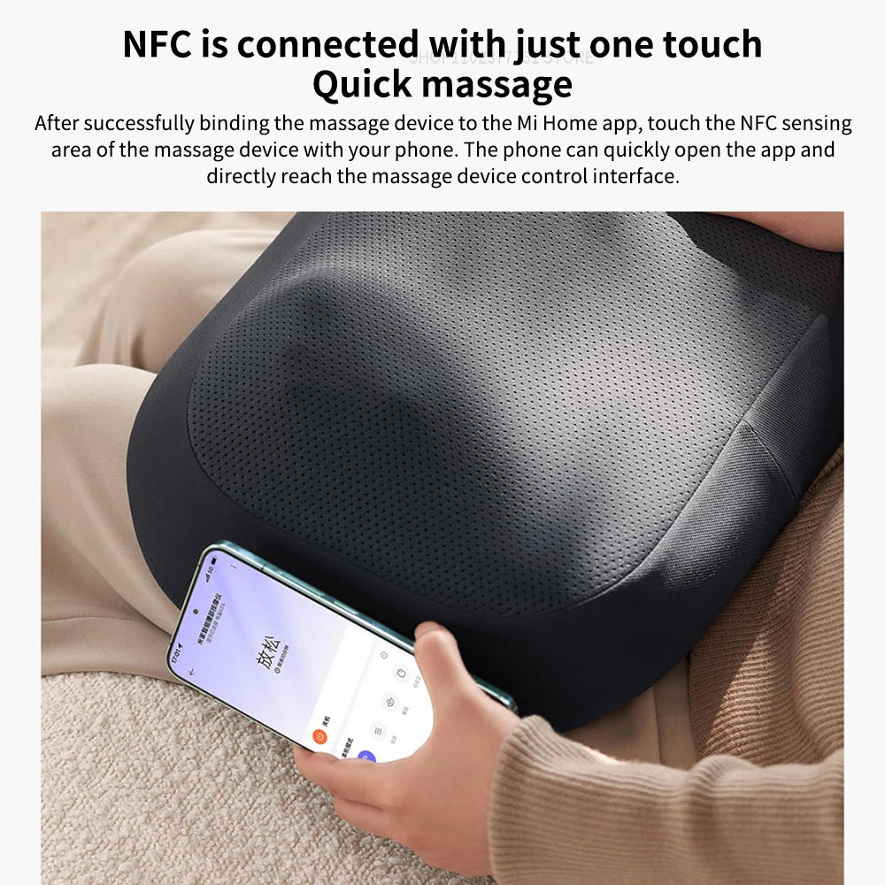 Xiaomi Mijia Smart Waist Massager Back Massager Hot Compress Shoulder and Neck Massage ulti-gear Adjustment MiHome APP Control