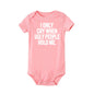 I Only Cry When Ugly People Hold Me Funny Baby Bodysuits One Piece Jumpsuit Clothes Toddler Boy Girl Unisex Short Sleeve Outfits