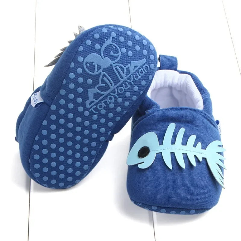 Season hot selling multi-color baby shoes non-slip baby cartoon walking shoes