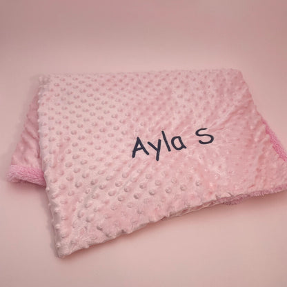 Personalized Baby First Name Cover Kids Custom Blanket Newborn Boy Girl Birthday Gift Swaddle Bed Toddler Stroller Crib Blanket