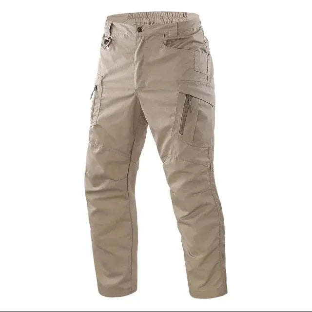 Men City Pants Cargo Trousers Multi-pocket Waterproof Wear-resistant Casual Training Overalls Clothing