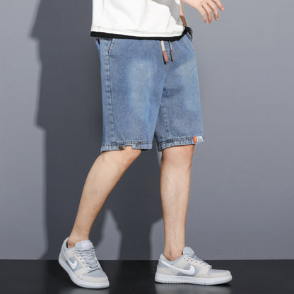 Men's Loose Baggy Denim Short Men Jeans Fashion Streetwear Hip Hop Long Capri Cargo Shorts Pocket Male pantaloons cartos