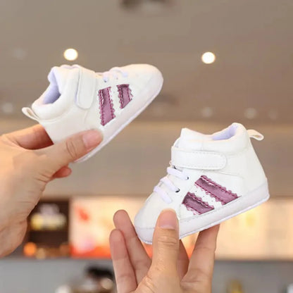 0-18M Baby Shoes Boy Newborn Infant Toddler Casual Comfort Cotton Sole Anti-slip PU Leather First Walkers Crawl Crib Shoes