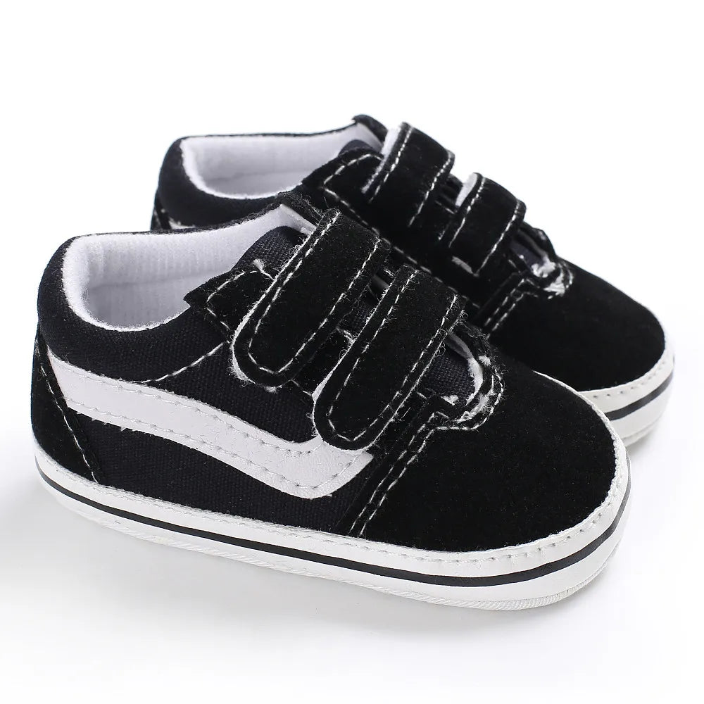 Meckior New Baby Canvas Sneakers Anti-slip Soft Plaid Baby Boy Girl Shoes Newborns First Walkers Infant Baby Unisex Casual Shoes