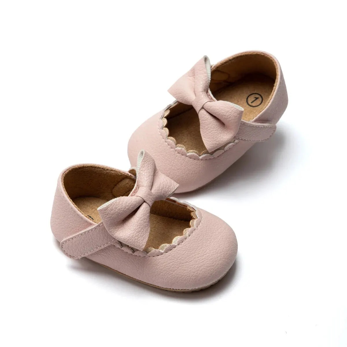 2025 New Baby Girls Shoes Bowknot Party Dress First Walker Anti-slip Non-slip Rubber Sole Infants Girl Crib Shoes