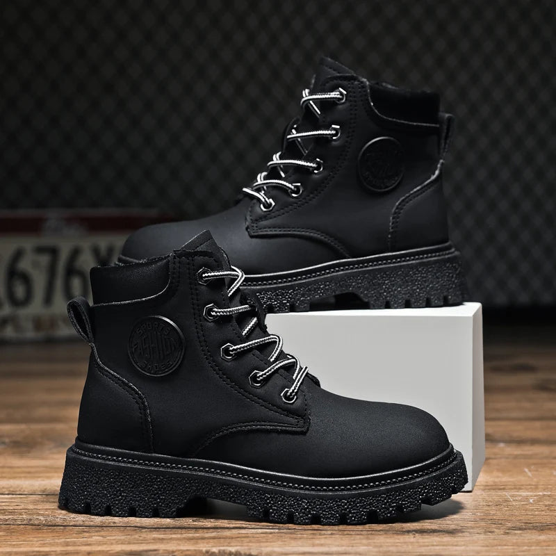 New Winter Spring Children Rubber Ankle Yellow Snow Black Boots For Girls Boys Boots Casual Kids Toddler Shoes Sneakers Footwear