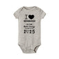 I LOVE MOM & DAD I'm The Best Thing To Come Out of 2025 Baby Romper Newborn Summer Jumpsuit Outfit Infant Short Sleeve Bodysuit