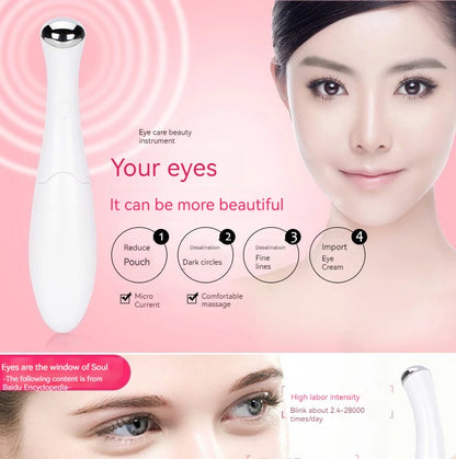 Home Electric Eye Massage Beauty Instrument Exquisite Eye Skin De-Bagging De-Watering Reduce Fine Lines Care Instrument