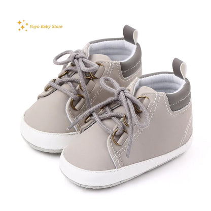 Shoes Baby Boy Newborn Infant Toddler Casual Comfort Cotton Sole Anti-slip PU Leather First Walkers Crawl Crib Moccasins Shoes
