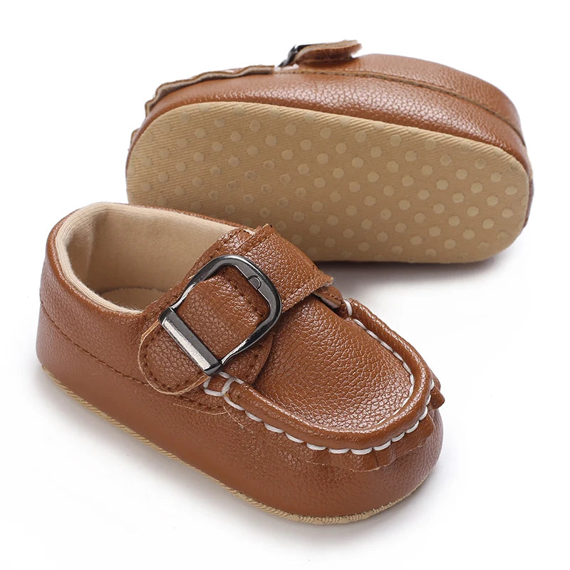 0-18M Baptism Newborn Baby Pre walker Girls Boys Casual Shoes Leather Non-Slip Soft-Sole Infant Toddler First Walkers