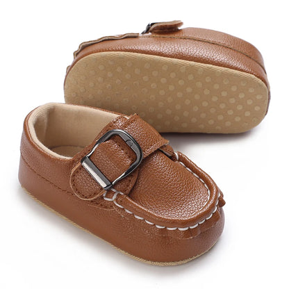 0-18M Baptism Newborn Baby Pre walker Girls Boys Casual Shoes Leather Non-Slip Soft-Sole Infant Toddler First Walkers
