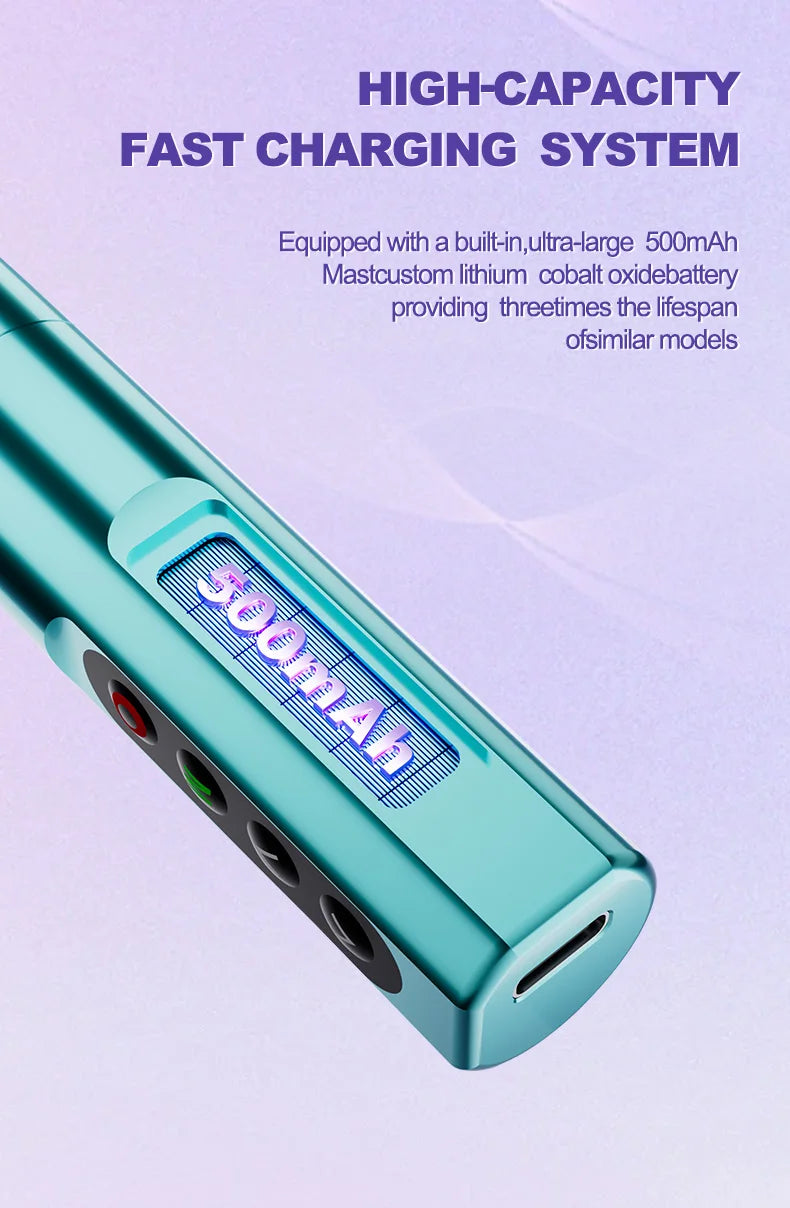 Beauty wireless battery embroidery machine set, integrated contact lens and eyebrow tattooing machine, cross-border source