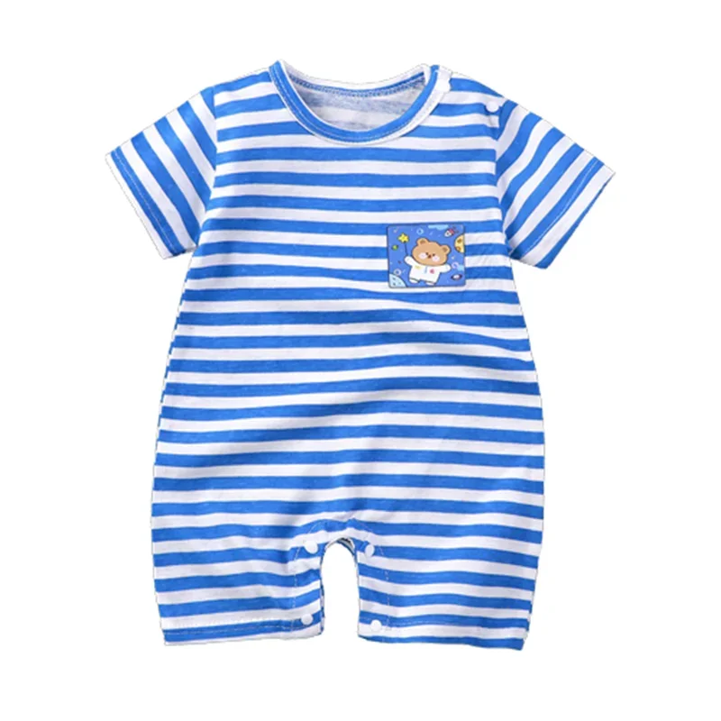Newborn Baby Clothing Boy Girl baby clothes items Cotton Bodysuit Summer Short Sleeve Romper Infant Toddler sleepwear