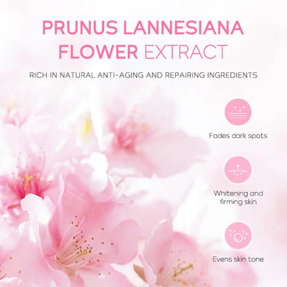 Sakura Skin Care Set facial Cleanser, Serum, Toner, Sunscreen, facial cream Beauty skin care For Women Gifts Routine Travel Kit