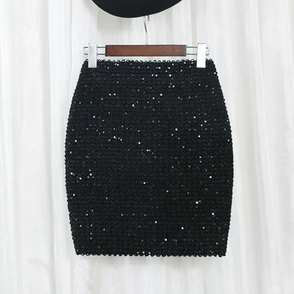 Sequin Skirt with sequins for women Summer style beach short Sequined Skirt Belly Dancer Costume  Sexy High Waist Sequins skirt