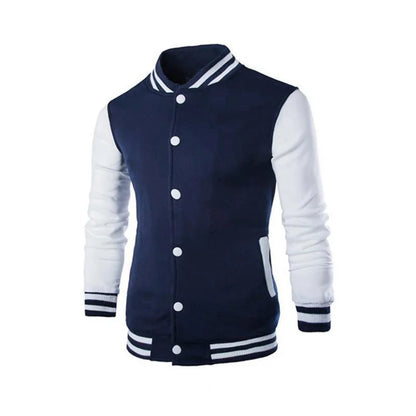 2025 New Loose Trendy Brand Baseball Jersey  Men Fashion Bomber Jacket Men's Casual Plus Size Tops Street Men's overcoat