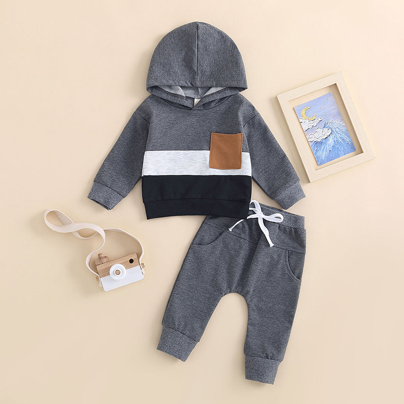 Kupretty Toddler Baby Boy Winter Outfit Clothes Hoodie Sweatshirt Tops and Pants 3 6 9 12 18 24 Months Fall Outfits Set