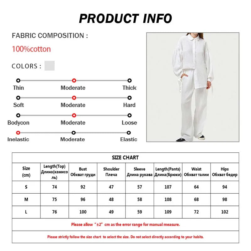 Oymimi Fashion Brown Print Two Piece Set For Women Elegant V-Neck Long Sleeve Lace-Up Shirts And Straight Full Length Pants Sets