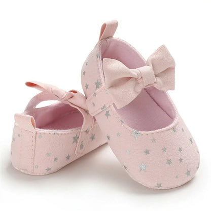 Toddler Girl Crib Shoes Newborn Baby Girls Boys Bowknot Soft Sole Dot Print Casual Shoes Baby Shoes Girls  Infant Shoes
