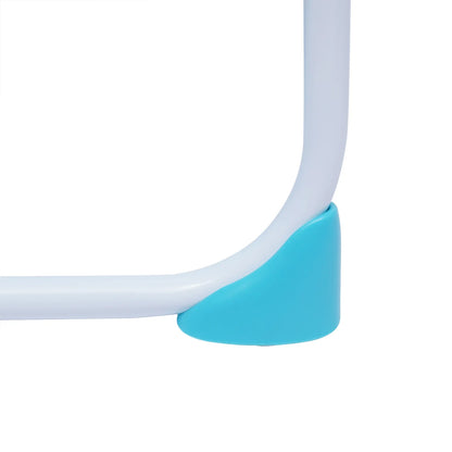 Electric Baby Crib Cradle Auto-Swing Newborn Sleep Bed Infant with Bluetooth blue with Chair + Music + Mat + Net