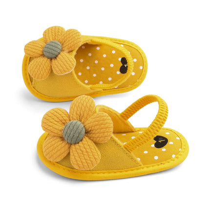 Summer New Sunflower Baby Sandals Soft Bottom Baby Toddler Shoes 0-1 Years Old Baby Girls  Baby Shoes Girls  Baby Boy Shoes