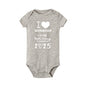 I LOVE MOM & DAD I'm The Best Thing To Come Out of 2025 Baby Romper Newborn Summer Jumpsuit Outfit Infant Short Sleeve Bodysuit