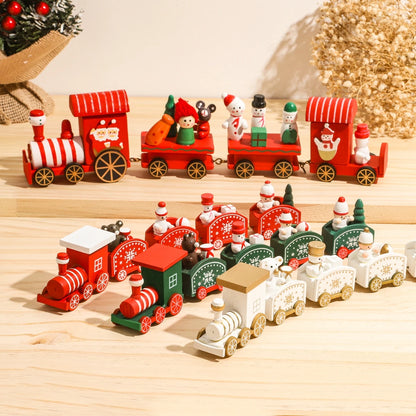 Christmas Train Merry Christmas Decorations For Home 2025 Christmas Ornament Xmas Navidad Noel Gifts Happy New Year 2026 Gifts