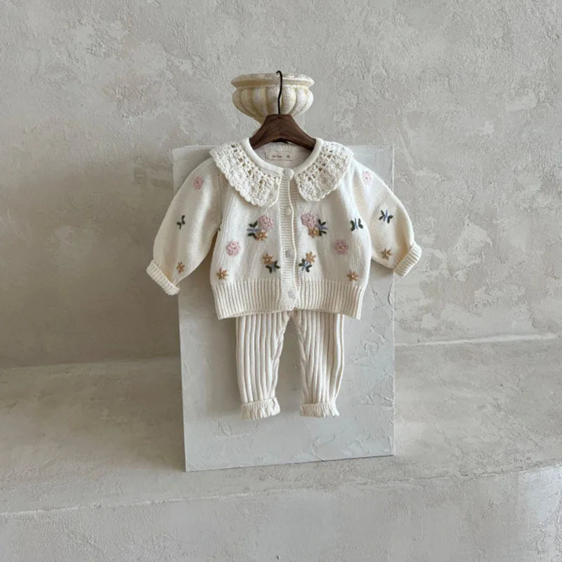 2025 New Infant Toddler Cotton Ribbed Knit Leggings Solid Baby Trousers Autumn Children Pp Pants Baby Boy Girl Stretch Leggings