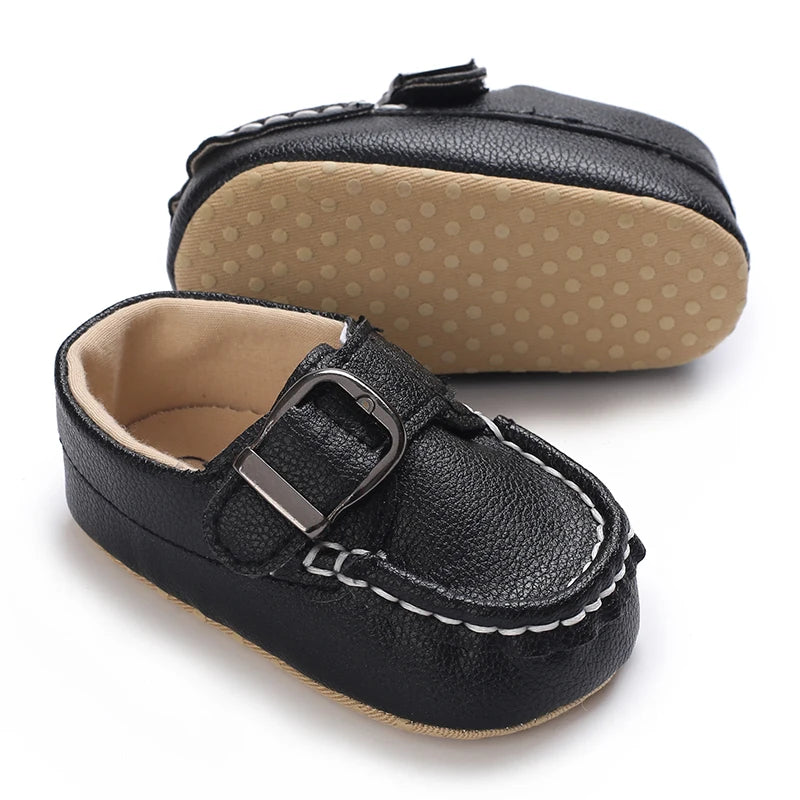 0-18M Baptism Newborn Baby Pre walker Girls Boys Casual Shoes Leather Non-Slip Soft-Sole Infant Toddler First Walkers