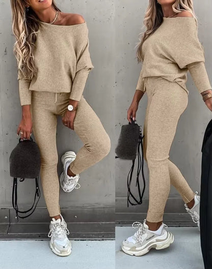 Women's Sports Suits 2025 Autumn Winter Latest Marketing Solid Thick Long Sleeved Zipper Sweatshirt Pants Set Two Piece Set