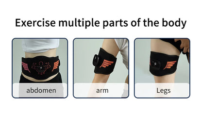 Smart EMS muscle stimulator; home muscle exercise massager; fat burning fitness device