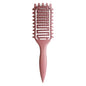 Curl Define Styling Brush Hollow Out Detangling Hair Brush Tangled Wet Curly Hair Comb Shaping Curls Barber Hairdressing Tools