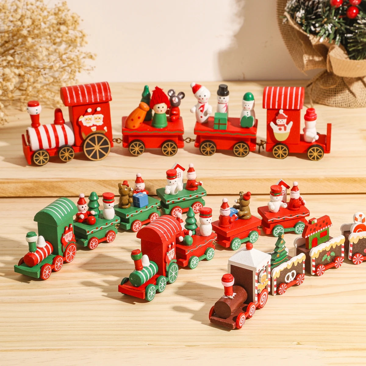 Christmas Train Merry Christmas Decorations For Home 2025 Christmas Ornament Xmas Navidad Noel Gifts Happy New Year 2026 Gifts