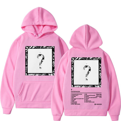 Rapper XXX Music Album Double Sided Print Hoodie High Quality Fashion Oversized Pullovers Men Women Trend Hip Hop Sweatshirts