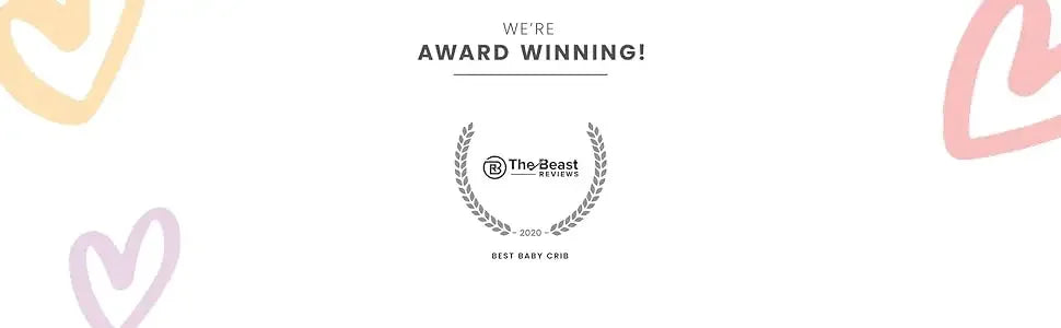 Lancaster 4-in-1 Convertible Baby Crib, Grey