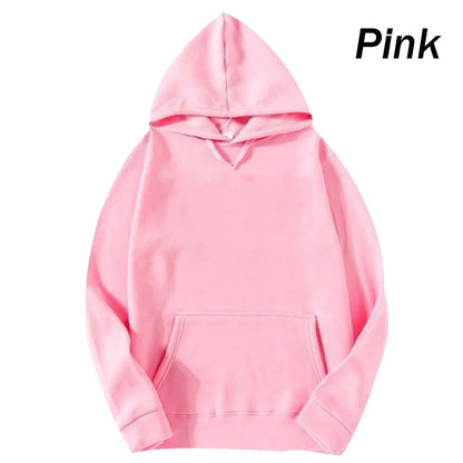 New Men's solid color hoodie autumn/winter fashion sportswear casual pullover couple street wear long sleeved top