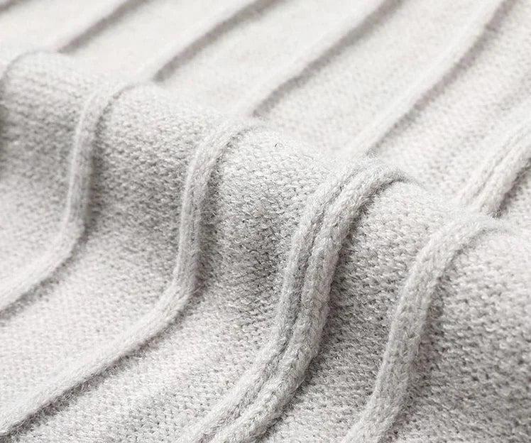 Men's Clothing Icon Knit Sweater Male Sleeveless Striped Waistcoat Vest Beige Heated Korean Style High Quality Replica Street X