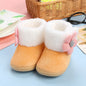 Newborn Toddler Warm Boots Winter First Walkers baby Girls Boys Shoes Soft Sole Fur Snow Booties Kids Snow Boots for 0-18M Bebe