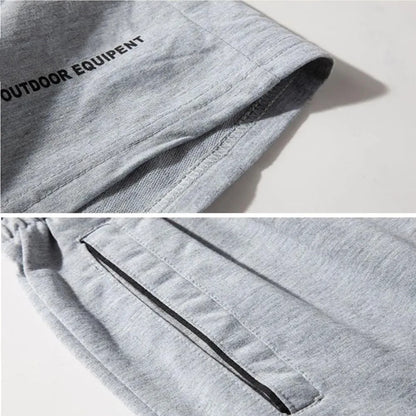 Summer Casual Shorts Men's Fashion Loose Pants Solid Color Multi-pockets Shorts Streetwear Hip Hop Military Tactical Shorts