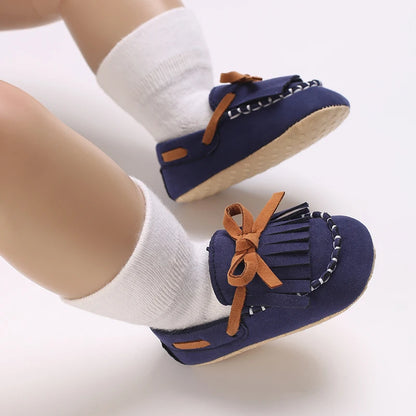 0-18M Baptism Newborn Baby Pre walker Girls Boys Casual Shoes Leather Non-Slip Soft-Sole Infant Toddler First Walkers