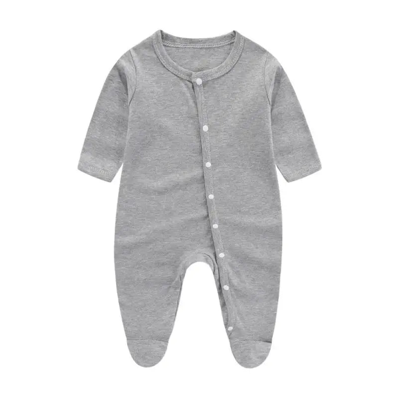 Cotton Newborn Romper Star Moon Printed Footed Baby Bodysuit for Girls Boys Long Sleeve Autumn Toddler Clothes Infant Onesie