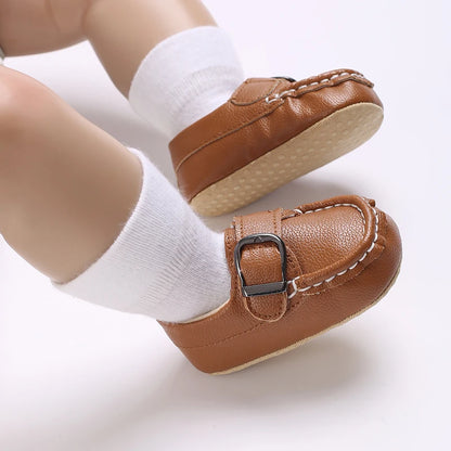 0-18M Baptism Newborn Baby Pre walker Girls Boys Casual Shoes Leather Non-Slip Soft-Sole Infant Toddler First Walkers