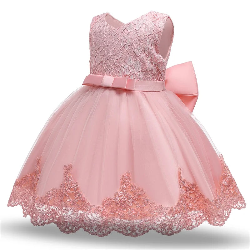 Baby Girls Christmas Dress 3 6 9 12 18 24 Months Toddler Newborn Lace Princess Dress 1 Year Old Birthday Party New Year Costume
