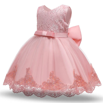 Baby Girls Christmas Dress 3 6 9 12 18 24 Months Toddler Newborn Lace Princess Dress 1 Year Old Birthday Party New Year Costume